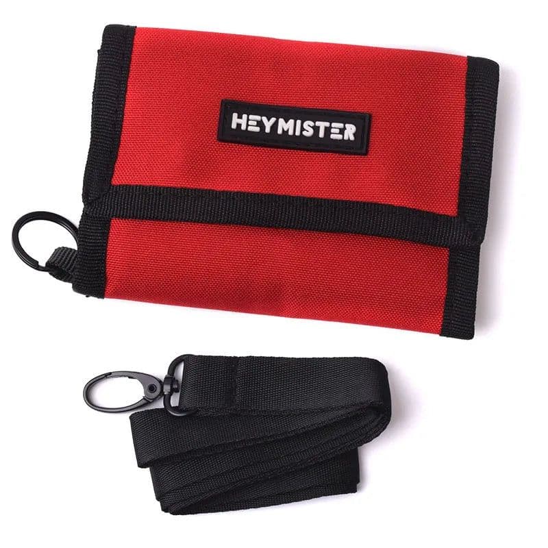 image-Men Women Tri-Fold Coin Purse Oxford Wallet For Shoulder Sling Wallets Fashion Slim Multifunctional Classic Portable Card Holder