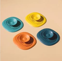 image-Silicone Kitchen Sink Plug Shower Filter Drain Cover Stopper Sink Strainer Drainer Floor Drain Hair Catcher Bathroom Accessorie