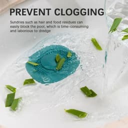 image-Silicone Kitchen Sink Plug Shower Filter Drain Cover Stopper Sink Strainer Drainer Floor Drain Hair Catcher Bathroom Accessorie