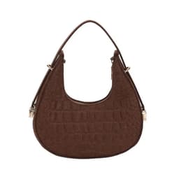 image-Fashionable Stone Pattern Shoulder Bag Women'S Small Handle Underarm Bag Clutch Luxury Women'S Handbag With Wallet