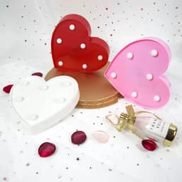 image-Love Heart LED Letter Lamp Wedding Romantic Red Pink Night Light Ornament Birthday Christmas Home Decoration Valentines Day Gift