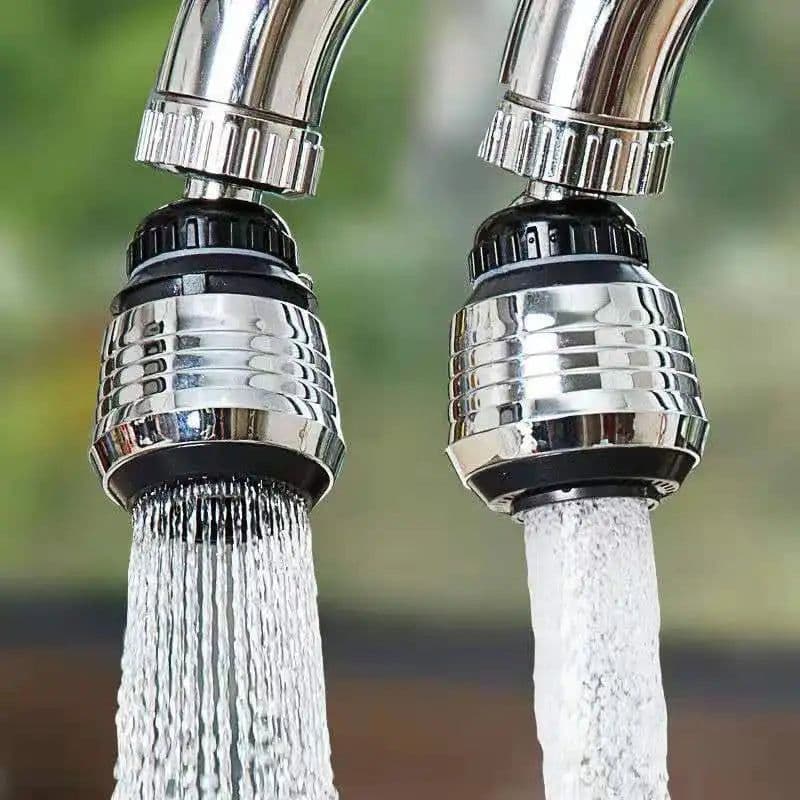 image-360 Degree Adjustment Faucet Extension Tube Water Saving Nozzle Filter Kitchen Water Tap Water Saving for Sink Faucet Bathroom
