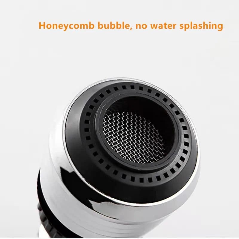 image-360 Degree Adjustment Faucet Extension Tube Water Saving Nozzle Filter Kitchen Water Tap Water Saving for Sink Faucet Bathroom