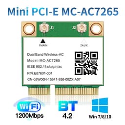 image-Wifi 6 Dual Band 3000Mbps MPE-AX3000H Wireless Half Mini PCI-E Wifi Card Bluetooth 5.0 802.11ax/ac 2.4Ghz 5Ghz Adapter Laptop
