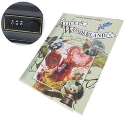 image-Home Book Safe Key Lock Type High Quality Secret Book Hidden Safe Safe Metal Steel Simulation Classic Books Money Box Coin Bank