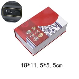 image-Home Book Safe Key Lock Type High Quality Secret Book Hidden Safe Safe Metal Steel Simulation Classic Books Money Box Coin Bank