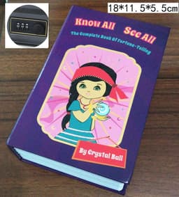 image-Home Book Safe Key Lock Type High Quality Secret Book Hidden Safe Safe Metal Steel Simulation Classic Books Money Box Coin Bank