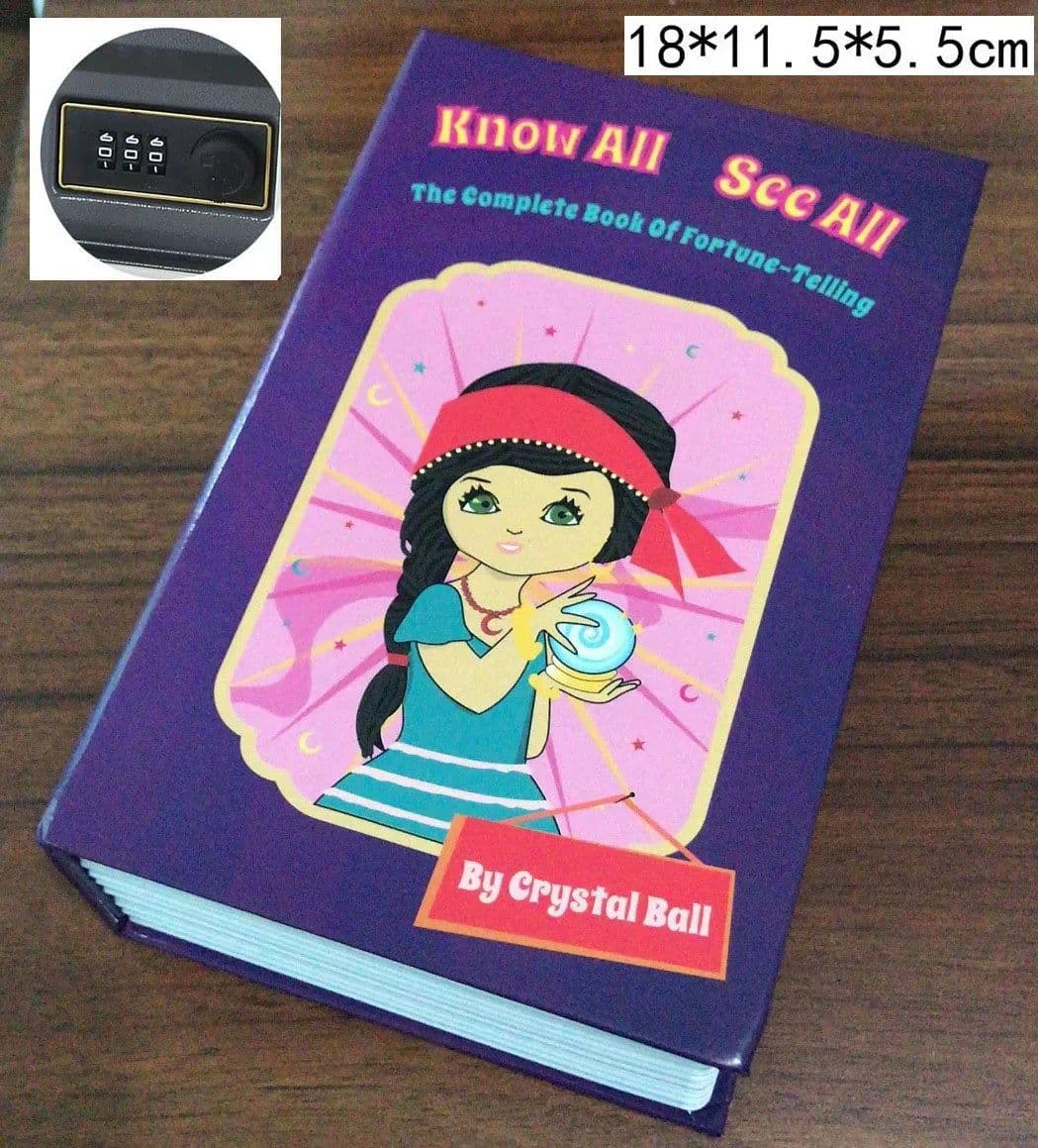 image-Home Book Safe Key Lock Type High Quality Secret Book Hidden Safe Safe Metal Steel Simulation Classic Books Money Box Coin Bank