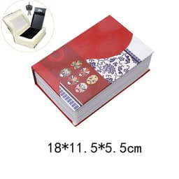 image-Home Book Safe Key Lock Type High Quality Secret Book Hidden Safe Safe Metal Steel Simulation Classic Books Money Box Coin Bank