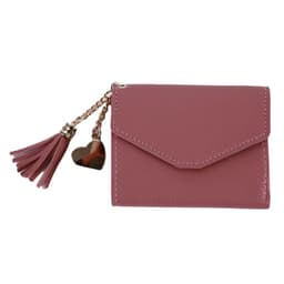 image-Short Tassel Wallet Women Purse Female Mini Wallets New 2024 Students Lovely Purse Fashion Girl Lady Small Wallet
