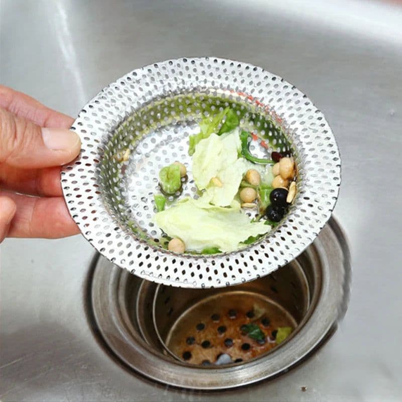 image-Creative 1pc Stainless Steel Water Sink Filter Sink Mesh Strainer Kitchen Bathroom Floor Drain Cover Shower Hair Catche Stopper
