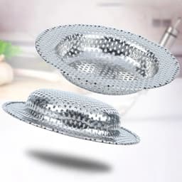 image-Creative 1pc Stainless Steel Water Sink Filter Sink Mesh Strainer Kitchen Bathroom Floor Drain Cover Shower Hair Catche Stopper
