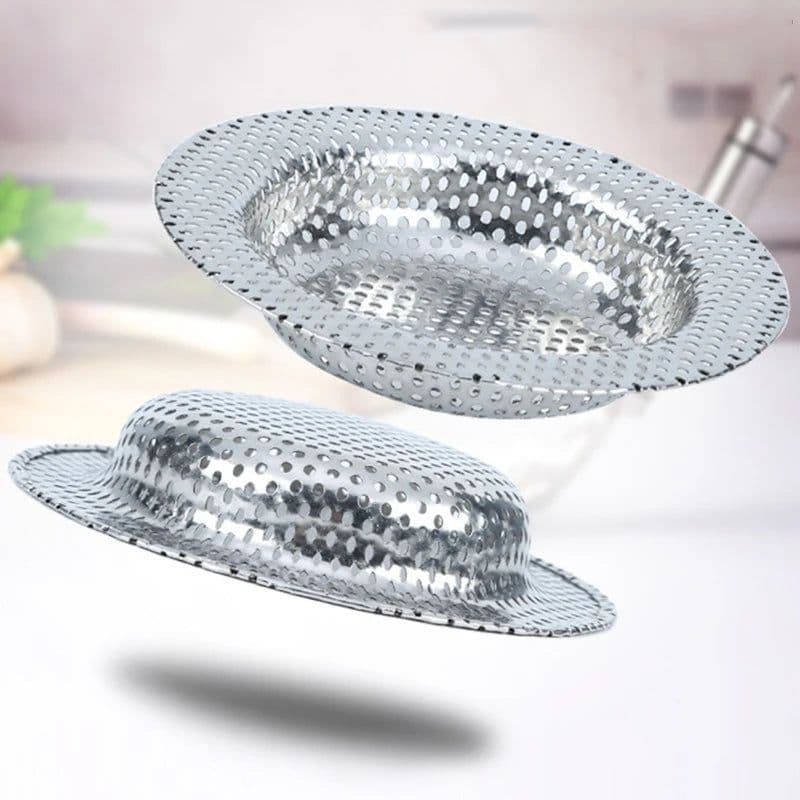 image-Creative 1pc Stainless Steel Water Sink Filter Sink Mesh Strainer Kitchen Bathroom Floor Drain Cover Shower Hair Catche Stopper