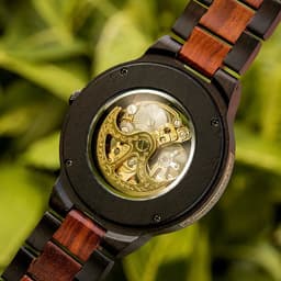 image-BOBO BIRD Wood Mechanical Watch Men Relogio Masculino Big Mens Watches Top Brand Luxury Timepieces erkek kol saati Dropshipping