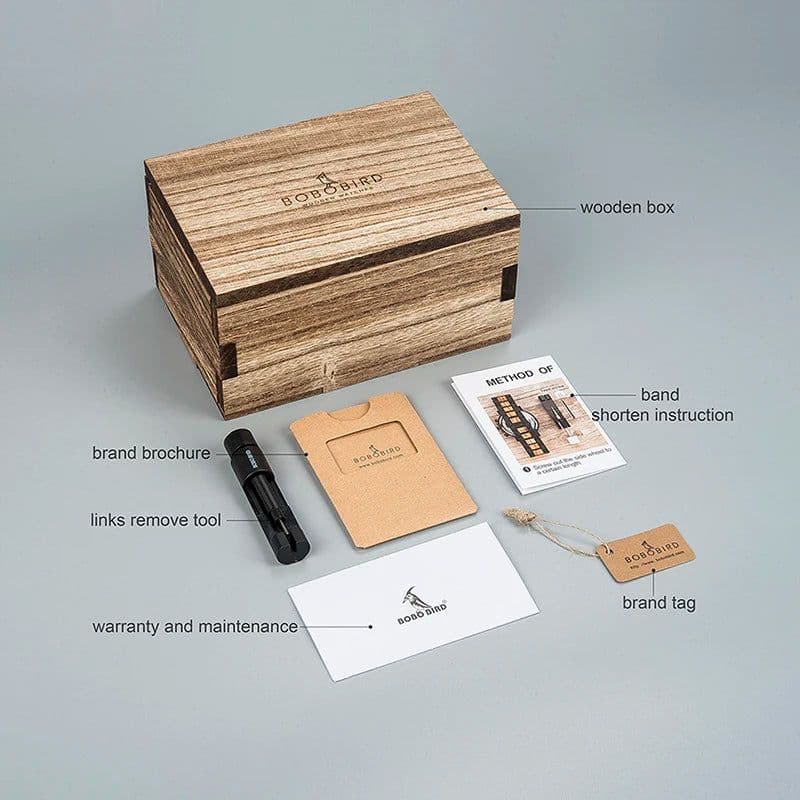 image-BOBO BIRD Wood Mechanical Watch Men Relogio Masculino Big Mens Watches Top Brand Luxury Timepieces erkek kol saati Dropshipping