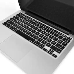 image-EU US Russian Language Keyboard Skin for Macbook Air 13 Russian Keyboard Cover A1466 Waterproof Keyboard Film Protector
