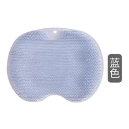image-Dropshipme Shower Back Scrubber Body Scrub Exfoliating Silicone Reusable Sucker Wall Mat Bath Massage Tool Bathroom Accessories