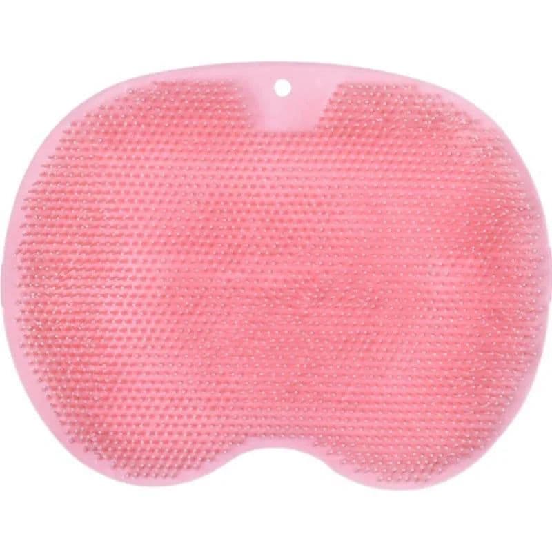 image-Dropshipme Shower Back Scrubber Body Scrub Exfoliating Silicone Reusable Sucker Wall Mat Bath Massage Tool Bathroom Accessories
