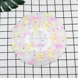 image-Hot Selling Waterproof Shower Cap Thickened Elastic Shower Cap Shower Cap Ladies Spa Bath Accessories Hair Salon Bathroom Produc