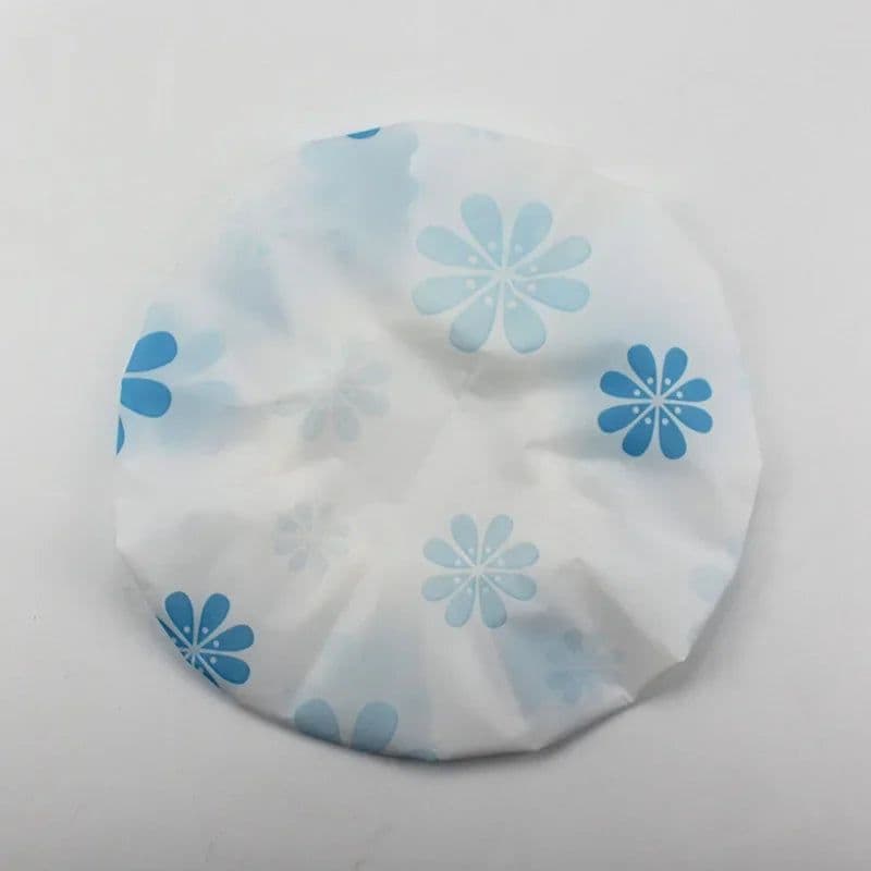 image-Hot Selling Waterproof Shower Cap Thickened Elastic Shower Cap Shower Cap Ladies Spa Bath Accessories Hair Salon Bathroom Produc