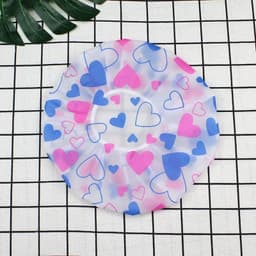 image-Hot Selling Waterproof Shower Cap Thickened Elastic Shower Cap Shower Cap Ladies Spa Bath Accessories Hair Salon Bathroom Produc