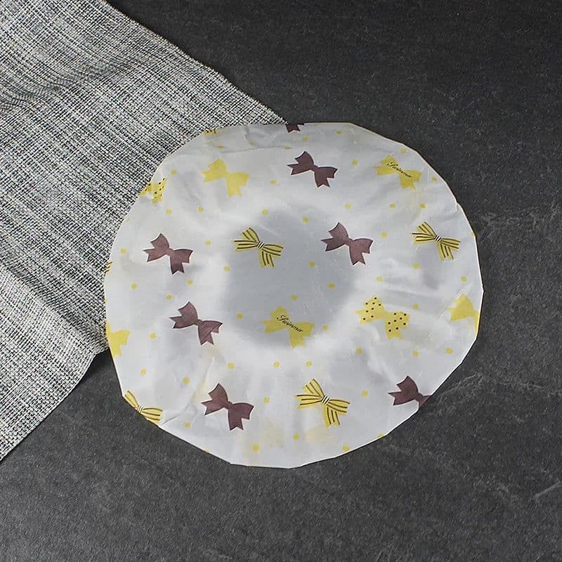 image-Hot Selling Waterproof Shower Cap Thickened Elastic Shower Cap Shower Cap Ladies Spa Bath Accessories Hair Salon Bathroom Produc