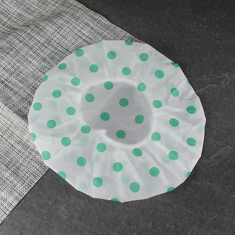 image-Hot Selling Waterproof Shower Cap Thickened Elastic Shower Cap Shower Cap Ladies Spa Bath Accessories Hair Salon Bathroom Produc