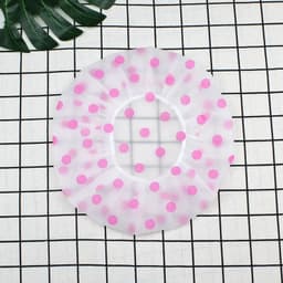image-Hot Selling Waterproof Shower Cap Thickened Elastic Shower Cap Shower Cap Ladies Spa Bath Accessories Hair Salon Bathroom Produc