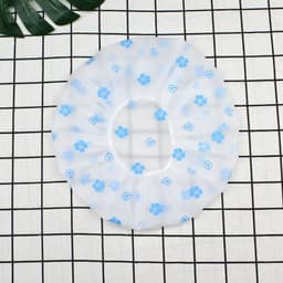 image-Hot Selling Waterproof Shower Cap Thickened Elastic Shower Cap Shower Cap Ladies Spa Bath Accessories Hair Salon Bathroom Produc