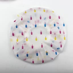 image-Hot Selling Waterproof Shower Cap Thickened Elastic Shower Cap Shower Cap Ladies Spa Bath Accessories Hair Salon Bathroom Produc