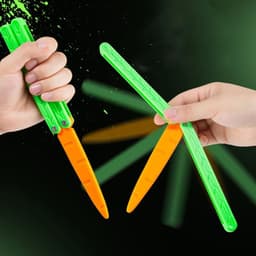 image-New Knife Fidget Toy 3D Printing Technology Stocking Stuffers Gift With Butterfly Claw Blade Carrot Fidget Toy Stress relief Toy