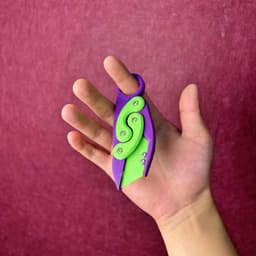 image-New Knife Fidget Toy 3D Printing Technology Stocking Stuffers Gift With Butterfly Claw Blade Carrot Fidget Toy Stress relief Toy