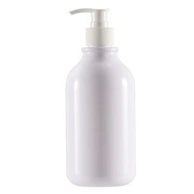 image-300/500ml Bathroom Soap Dispenser Bottle Shampoo Shower Gel Bottle Press Type Refillable Empty Glossy Bottle Waterproof Labels