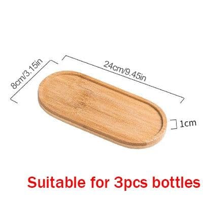 image-300/500ml Bathroom Soap Dispenser Bottle Shampoo Shower Gel Bottle Press Type Refillable Empty Glossy Bottle Waterproof Labels