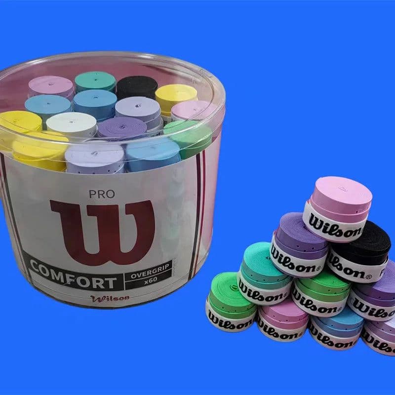 image-15Pieces Original Wilson Overgrip Tennis Racket Anti Slip Grips Padel Accessory Shock Tennis Badminton Squash Training Sweatband
