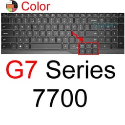 image-Keyboard Cover for Dell G15 G16 Gaming G3 G5 G7 Pro SE 15 16 17 Silicone Protector Skin Case 7620 5510 5511 5515 5520 5521 5525