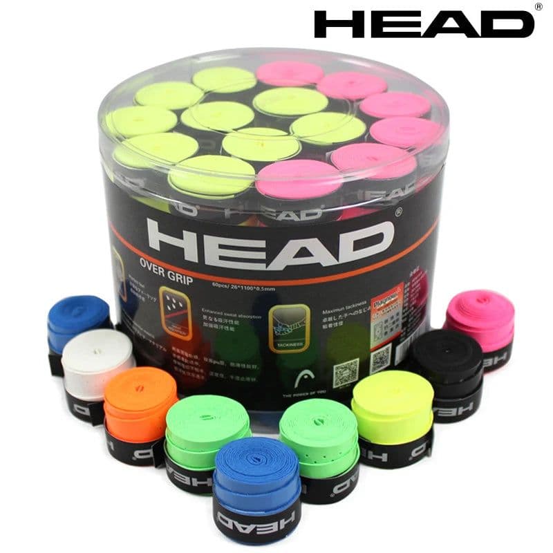 image-12pcs/lot HEAD Tennis Overgrip Padel Racket Single Tenis Grip Tape Anti Slip Outdoor Replacement Sweatband Badminton Accessories