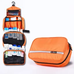 image-Men Large Waterproof Makeup Bag Male Female Travel Beauty Cosmetic Organizer Case Big Necessaries Make Up Women Toiletry Pouch