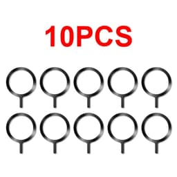 image-10-1PCS Stainless Steel Magnetic Metal Plate Ring For Magsafe Wireless Charger Iron Sheet Sticker Magnet Car Phone Holder