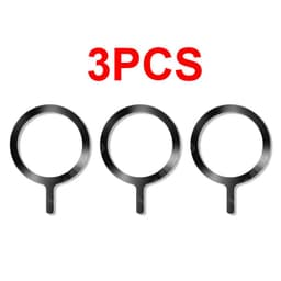 image-10-1PCS Stainless Steel Magnetic Metal Plate Ring For Magsafe Wireless Charger Iron Sheet Sticker Magnet Car Phone Holder
