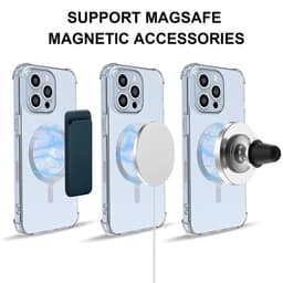 image-10-1PCS Stainless Steel Magnetic Metal Plate Ring For Magsafe Wireless Charger Iron Sheet Sticker Magnet Car Phone Holder