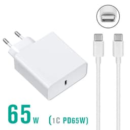 image-45W 65W 20V 3.25A USB Type C PD Charger USB C Power Laptop Adapter for Macbook Pro 12 13 Huawei Matebook HP DELL XPS Notebooks
