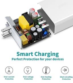 image-45W 65W 20V 3.25A USB Type C PD Charger USB C Power Laptop Adapter for Macbook Pro 12 13 Huawei Matebook HP DELL XPS Notebooks