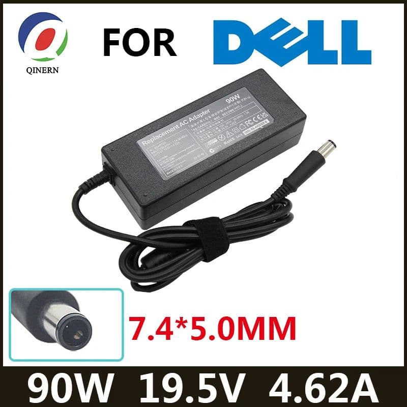 image-19.5V 4.62A 90W Laptop AC Adapter Charger For DELL E4300 E4310 E5400 E5410 E5420 E5500 1420 1501 1521 1525 D400 Inspiron 14R