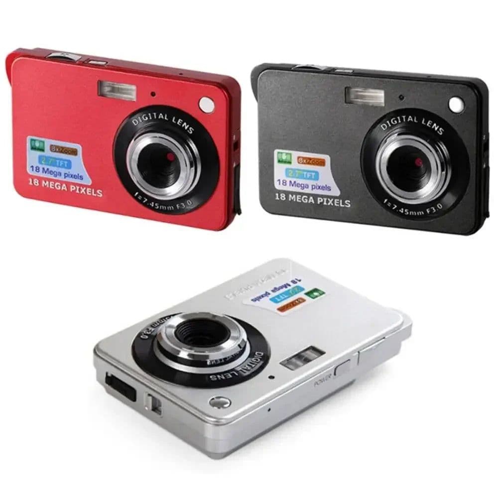 image-18 Mega Pixels LCD Rechargeable HD Digital Camera CCD Video Camera Outdoor Anti-Shake Support Sd Card Camcorder Photography