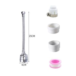 image-360 Degree Adjustment Kitchen Faucet ExtensionTube Water Saving Nozzle Filter Faucet Home Bathroom Gadgets Kitchen Accessories