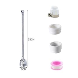 image-360 Degree Adjustment Kitchen Faucet ExtensionTube Water Saving Nozzle Filter Faucet Home Bathroom Gadgets Kitchen Accessories