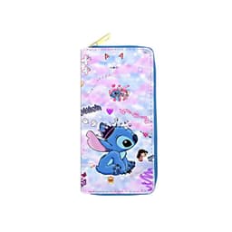 image-New Disney Women Wallet Stitch Cartoons Long PU Coin Purse Bag for Phone Card Holder Cute Printing Fashion Money Clip Clutch Bag