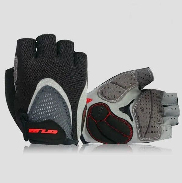 image-GUB Endurance Cycling Gloves Bicycle Bike Fingerless Gloves Silicone Half/Short Finger Extra Gel Gloves Double Gel-Vent Padding