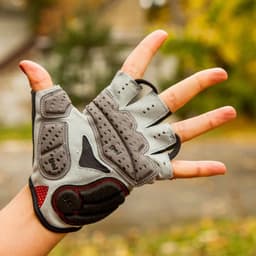 image-GUB Endurance Cycling Gloves Bicycle Bike Fingerless Gloves Silicone Half/Short Finger Extra Gel Gloves Double Gel-Vent Padding